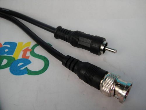 Bnc male to rca male cctv adapter cable tv rg58,bca for sale