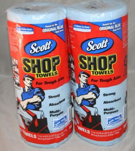 Scott Shop Towels-2 pack -Blue-Free Shipping
