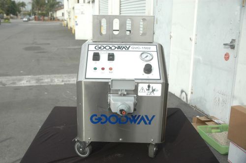 Goodway commercial vapor-steam cleaner gvc-1502 for parts repair missing boiler for sale