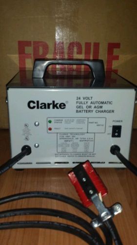 New Clarke 24Volt AGM / GEL # 40071A Automatic Battery Charger .List $657.60