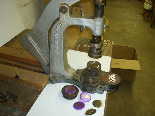 Button Making Press Foot Operated Die 1 3/4&#034;   #624