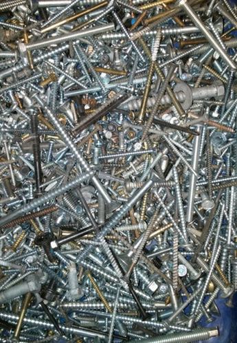 A box of screws over 12 pounds of screws with a few bolts thrown in as well for sale