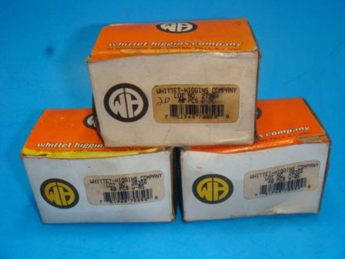 NEW, LOT OF 100, WHITE HIGGINS, LOCK WASHERS, W-05, .99IN BORE, NEW IN BOX