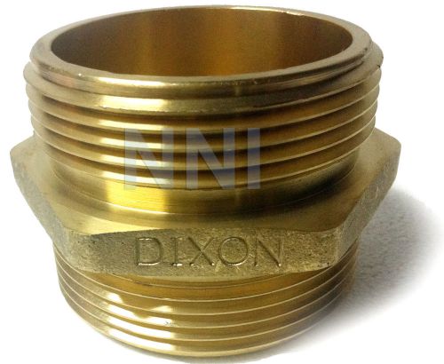 Fire hydrant hex adapter 2-1/2&#034; male nstx 2-1/2&#034; male  nst -dixon dmh 25f25f for sale