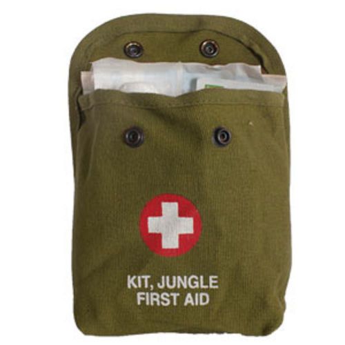 Jungle first aid kit - olive drab - new!! for sale