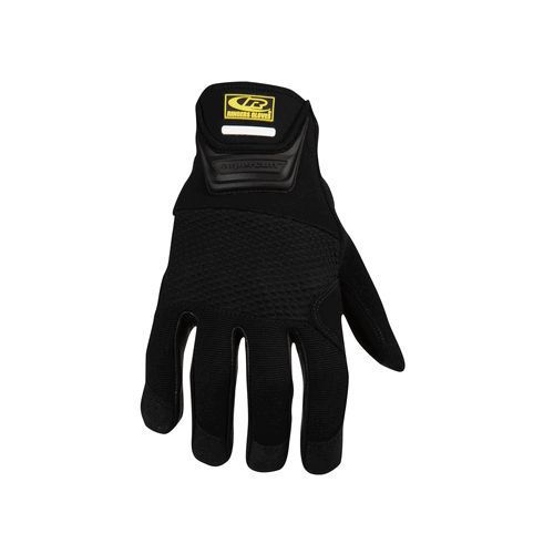 Ringer&#039;s 353-10 w/kevlar stitching rope rescue glove padded knuckles black large for sale