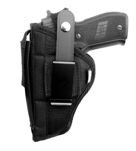 Pistol side holster with magazine pouch for bersa 380 for sale