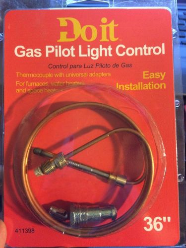 36&#034; universal thermocouple gas pilot light control w/ adapters for sale