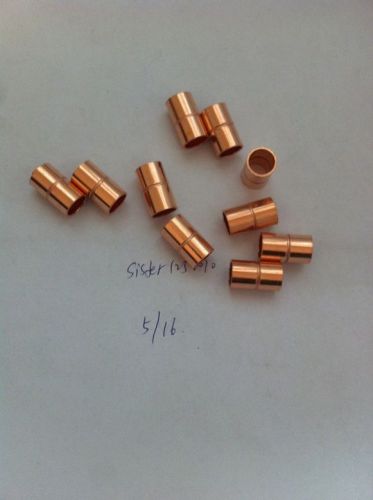 10pcs 5/16&#034; copper coulping  C X C NSF International/ CRN approved