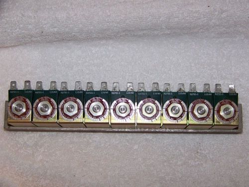 Nos allied control 9 port hydraulic valve manifold w/ 120 volt ac coils for sale