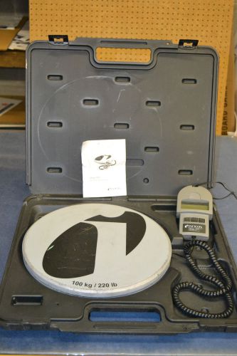 Inficon wey-tek 100kg/220lb refrigerant charging scale works great - quick ship! for sale