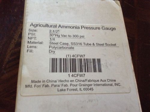 Agricultural ammonia pressure gauge for sale