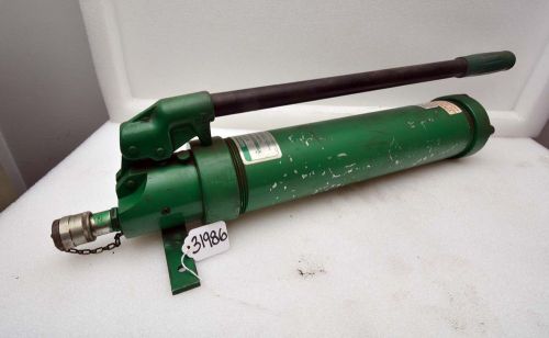 Greenlee high pressure hydraulic hand pump 1726 (Inv.31986)