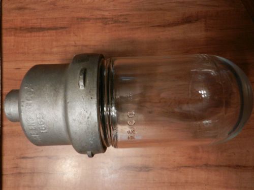 Vintage Howe Explosion Proof Indusrial Steampunk Light Lamp