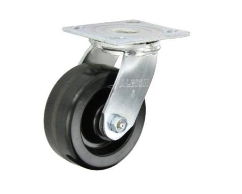 Set of 4 heavy duty albion 16 series phenolic  casters with 5&#034; x 2&#034; wheel for sale
