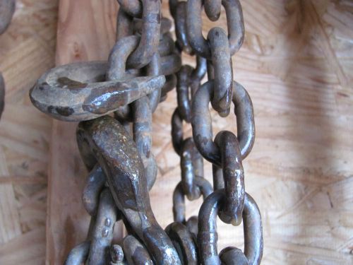 20 foot chain log haul tow steampunk project 1/4 inch (item 3)