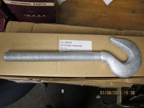 7/8” Thread x 12” Galv. Turnbuckle Hook End 3200 Pounds 12” Take Up 2ULL8