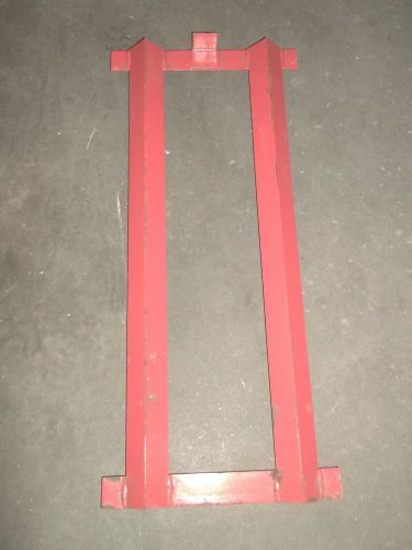 Used 55 gallon drum holders for pallet rack fits on 36&#034; wide pallet rack (t1) for sale