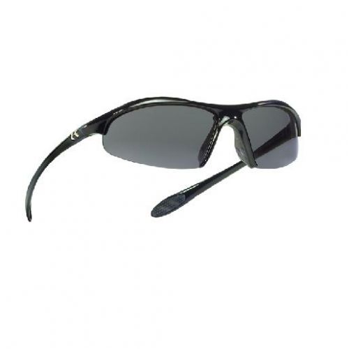 Under Armour 86000105100 Shiny Black Frame Zone Sunglasses with Grey Lenses