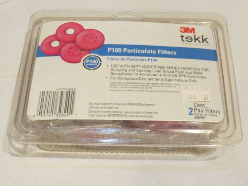 TEKK protection P100 Particulate filters use with 3M 6000 7500 facepiece 2 pair