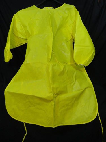 A70 KLEENGUARD 9829 Yellow Smock, Fits all - 44&#034; - 25-Pack