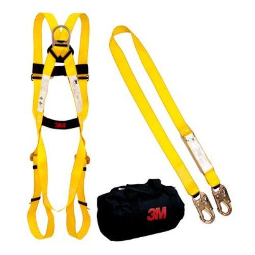 3M 30502 Aerial Lift Fall Protection Kit- Includes Harness, 6&#039; Lanyard &amp; Bag