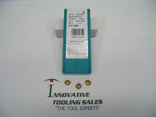 BDEH32R01 Carbide Drill Insert Grade 555 Ingersoll Cutting Tools 12pcs