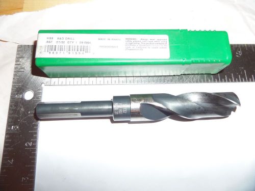 Ptd 27/32&#034; s&amp;d reduced shank drill bit r57 shank diameter 1/2 ((#d15)) for sale