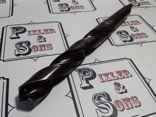 National 1-23/64&#034; x 14-1/2&#034; hss heavy duty 4 mt taper shank drill for sale