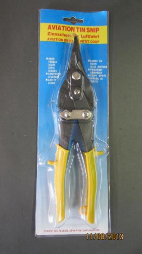 New case of 6o pc&#039;s drop forged steel straight cut yellow handle tin snip $210. for sale
