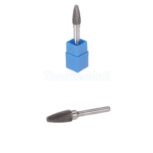 2pcs Tungsten Carbide Rotary Burr Drill Grinding Carving Tool 8mm/12mm Head Dia.