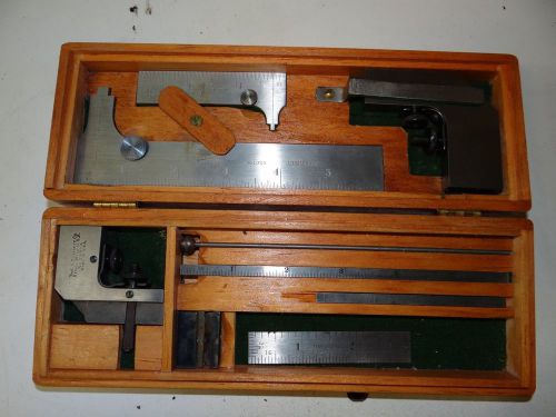 Starrett Vernier Caliper Measuring kit in wood box