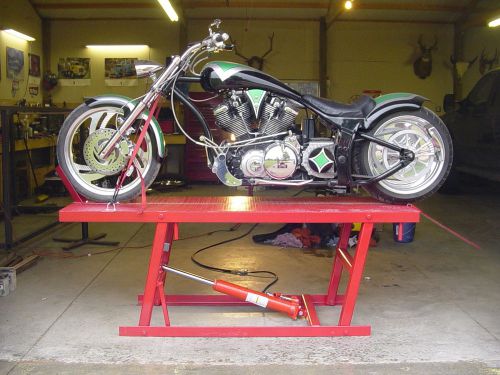 Hydraulic motorcycle lift table plans! for sale