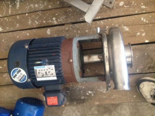 3 hp tri clover pump model c328 stainless steel cpe#181 for sale