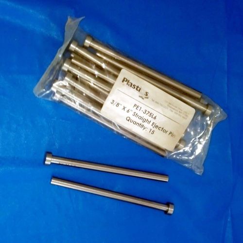 3/8&#034; x 6&#034; ejector pins - pkgs of 15 for sale