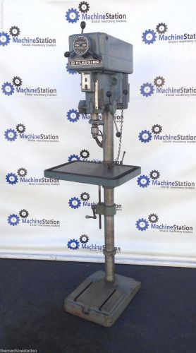 CLAUSING 15&#034; VARIABLE SPEED PEDESTAL DRILL PRESS - #1771
