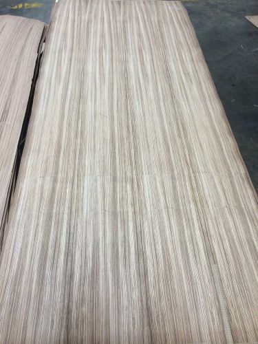 Wood Veneer Zebrawood 48x120 1pcs total 10mil paper backed &#034;EXOTIC&#034; 588.19