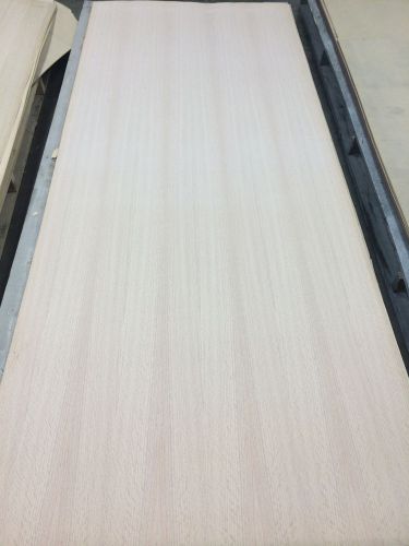 Wood Veneer Red Oak 48x120 1pcs total 10mil paper backed &#034;EXOTIC&#034; 595.31
