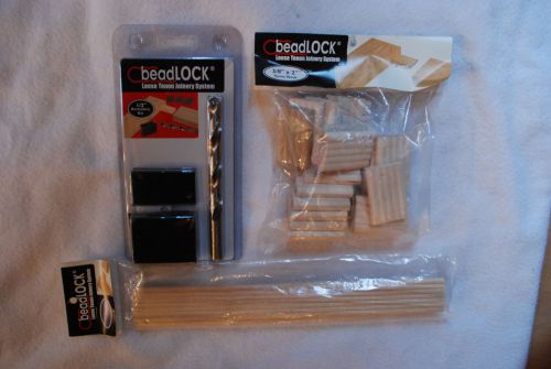Beadlock 1/2&#034; Accessory Kit, 3/8&#034;X2&#034; &amp; 1/4&#034;X12&#034; Tenon Stock