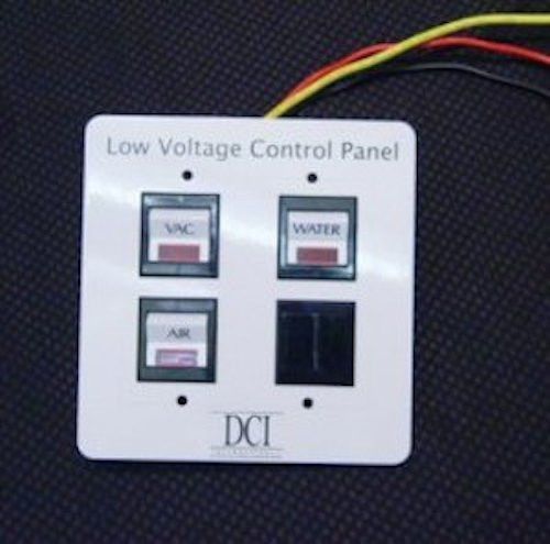 New DCI Low Voltage Triple Switch Control Panel for Dental Vacuum / Air / Water