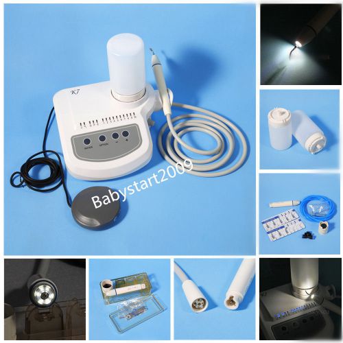 Dental Ultrasonic Piezo Scaler LED Fiber Optic Handpiece Fit DTE SATELEC Tips