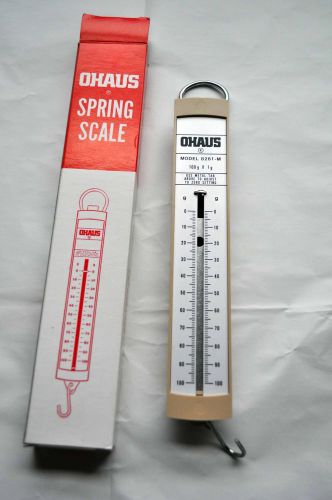 Ohaus Spring Scale Model 8261 - MO (100g X 1g )