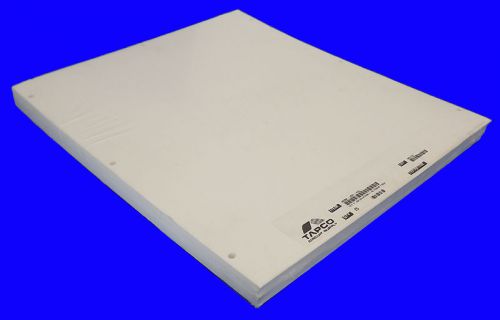 New 25 ahlstrom filter paper 18&#034; x 21&#034; tapco circuit supply 4-hole / avail qty for sale