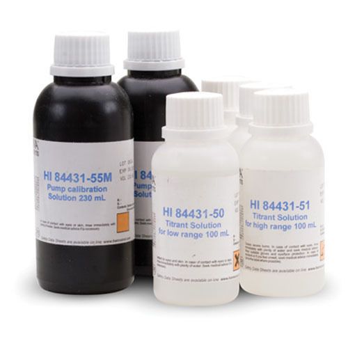 Hanna instruments hi 84431-70 reagent kit for low/hi range alkalinity for sale