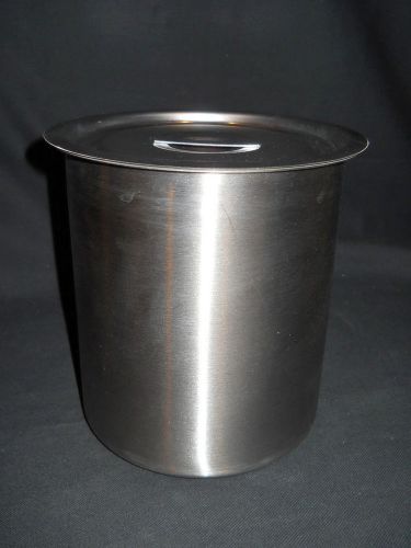 Polar Ware Stainless Steel 3.19QT / 3.03L Storage Beaker w/ Cover Lid, 3Y