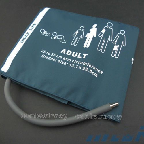 NEW NIBP cuff with connector,Adult,Reusable,Single tube,contec,25-35cm,warranty