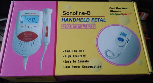 NEW Sonoline-B Handheld Fetal LCD Doppler NatureSpirit Baby Heart Rate Monitor