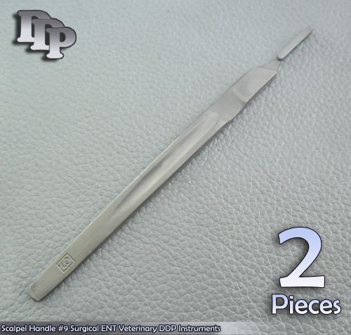 2 Pieces Of Scalpel Handle #9 Surgical ENT Veterinary DDP Instruments