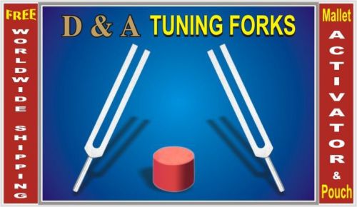 Professional d &amp; a tuner tuning forks + free activator for sale