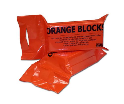Head immobilizers orange blocks cid head chin tapes included fire rescue ems for sale